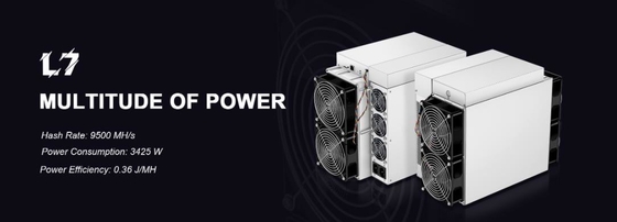 9160mh/S Asic Crypto Miner Antminer L7 9500mh Preorder Blockchain